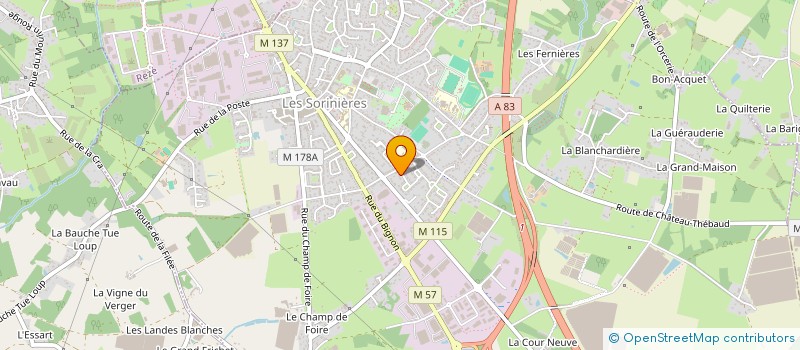 localisation de l'entreprise 520 961 160 à LA CHEVROLIERE
