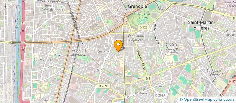 localisation de l'entreprise 520 963 166  à GRENOBLE