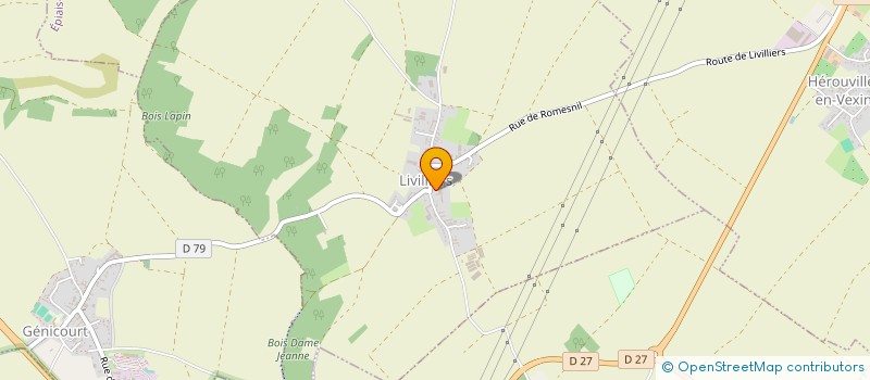 localisation de l'entreprise 520 982 885   LIVILLIERS