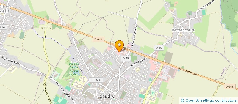 localisation de l'entreprise 520 984 402   CAUDRY