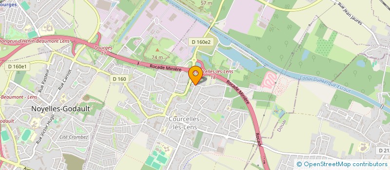 localisation de l'entreprise 520 999 400 à COURCELLES-LES-LENS