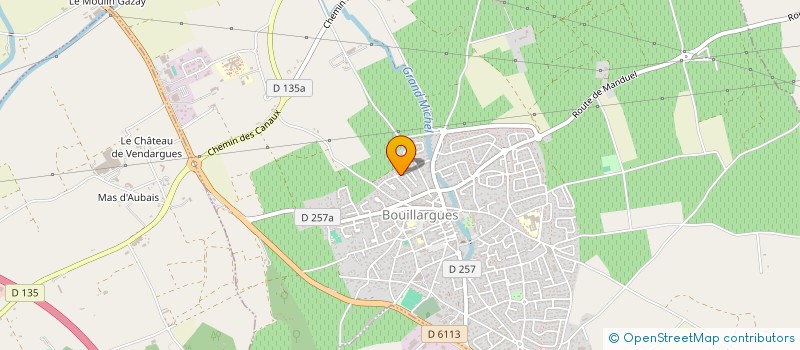 localisation de l'entreprise 521 037 424   BOUILLARGUES