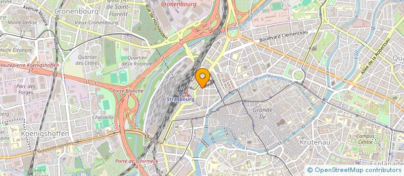 localisation de l'entreprise 521 047 522 à STRASBOURG