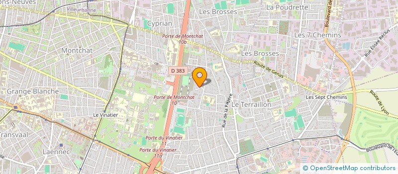 localisation de l'entreprise 521 056 663   BRON