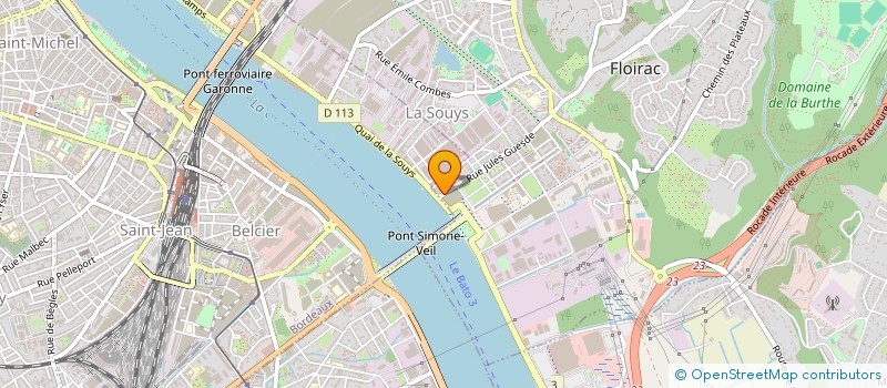 localisation de l'entreprise 521 075 812   BORDEAUX