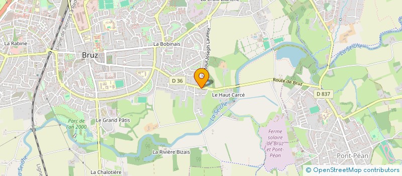 localisation de l'entreprise 521 085 118   BRUZ