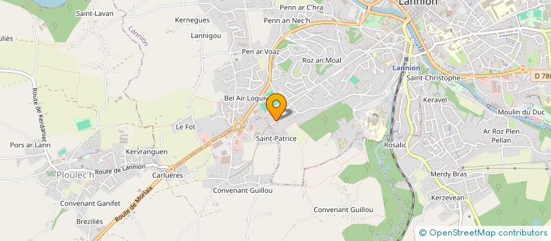 localisation de l'entreprise 521 104 430   LANNION