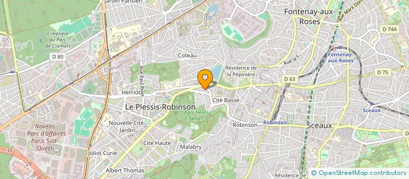 localisation de l'entreprise 521 115 030   LE PLESSIS-ROBINSON