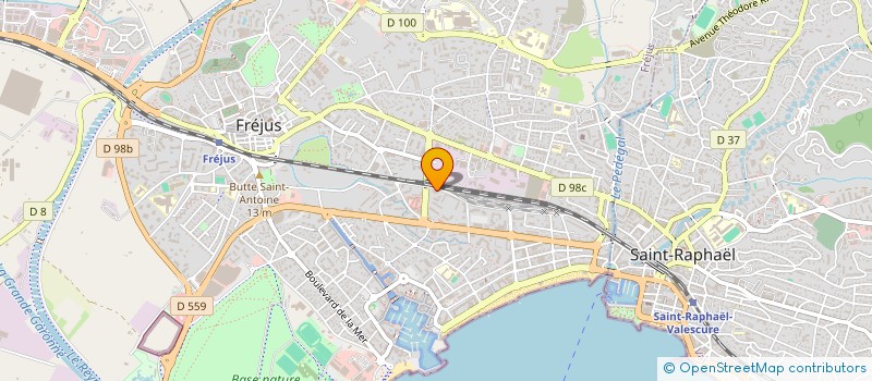 localisation de l'entreprise 521 118 745   FREJUS