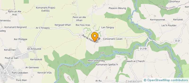 localisation de l'entreprise 521 118 851 à PRAT