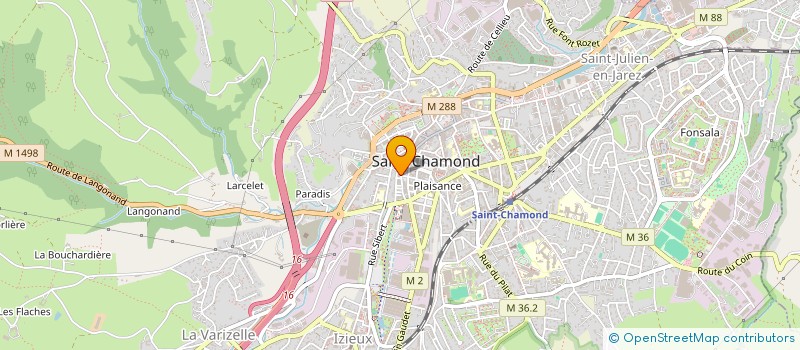 localisation de l'entreprise 521 133 066  à SAINT-CHAMOND