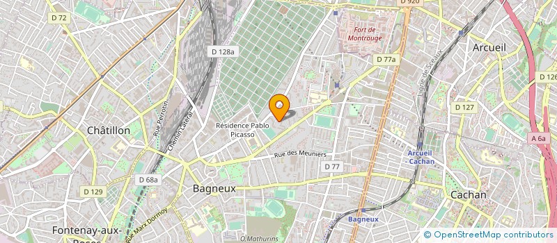 localisation de l'entreprise 521 151 449 à BAGNEUX