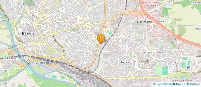 localisation de l'entreprise 521 157 545   BEZIERS