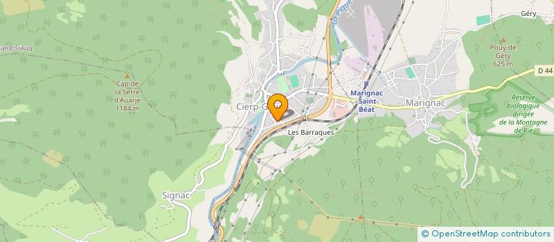 localisation de l'entreprise 521 161 281   CIERP-GAUD