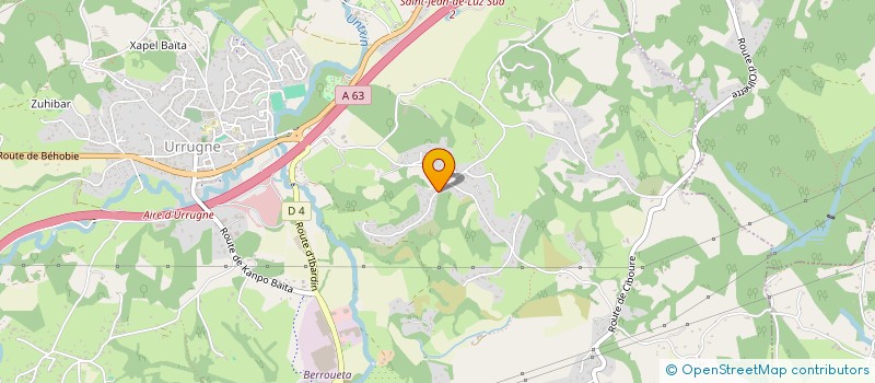 localisation de l'entreprise 521 190 603   URRUGNE