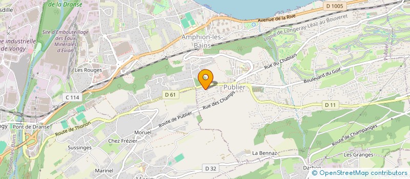 localisation de l'entreprise 521 198 747 à MARIN