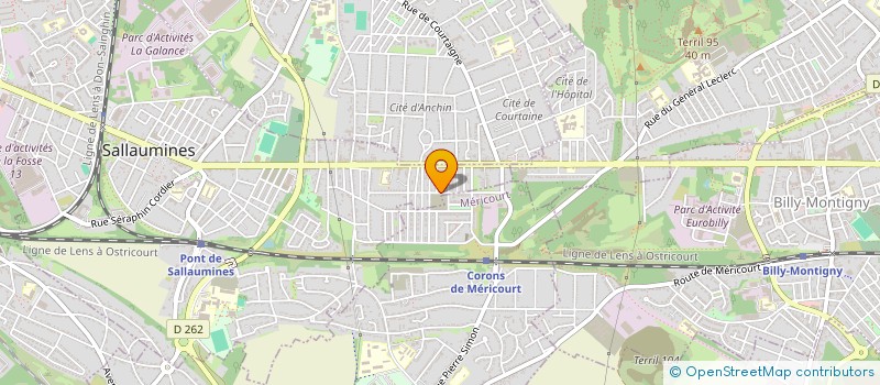 localisation de l'entreprise 521 213 025   SALLAUMINES