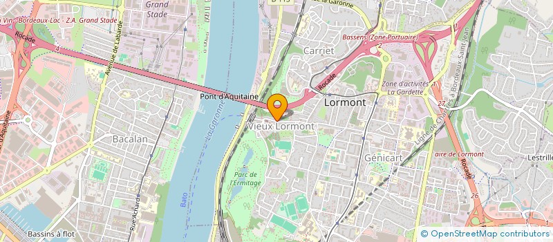 localisation de l'entreprise 521 213 256   LORMONT