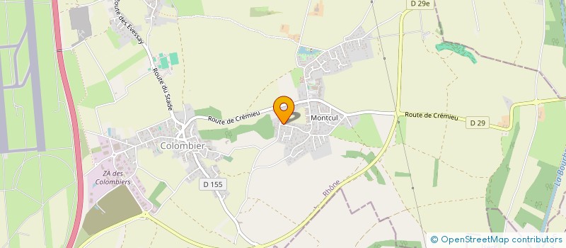 localisation de l'entreprise 521 223 990   COLOMBIER-SAUGNIEU