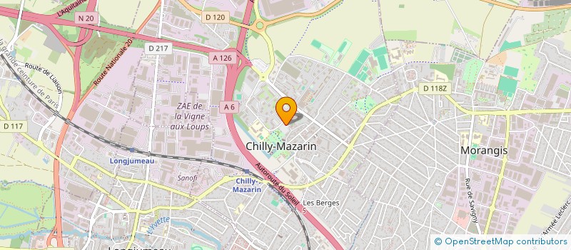 localisation de l'entreprise 521 234 815 à MORANGIS