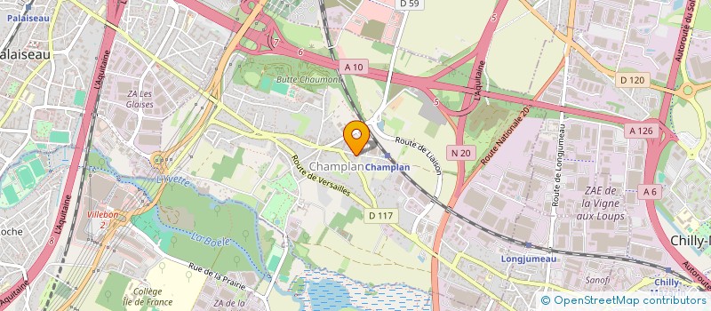 localisation de l'entreprise 521 291 666   CHAMPLAN