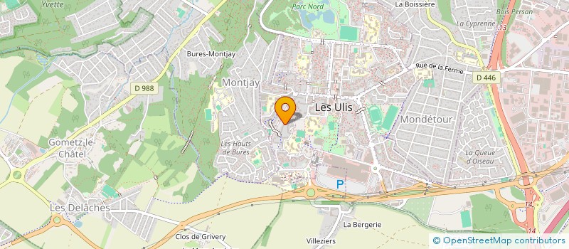 localisation de l'entreprise 521 299 602 à LES ULIS