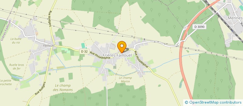 localisation de l'entreprise 521 304 774   FRIERES-FAILLOUEL