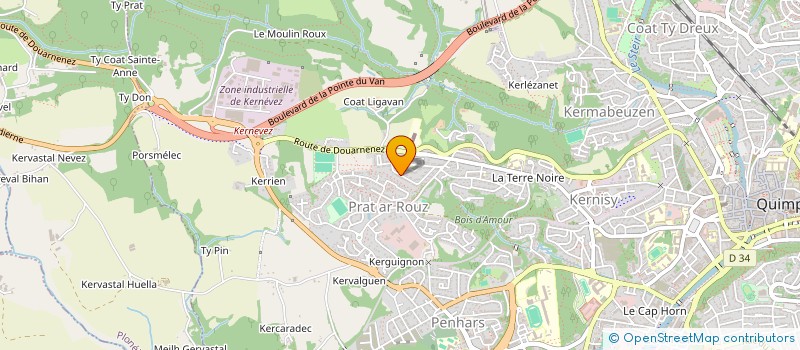 localisation de l'entreprise 521 311 506   QUIMPER