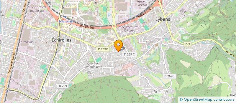 localisation de l'entreprise 521 329 706   ECHIROLLES