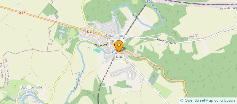 localisation de l'entreprise 521 338 756   THIAUCOURT-REGNIEVILLE