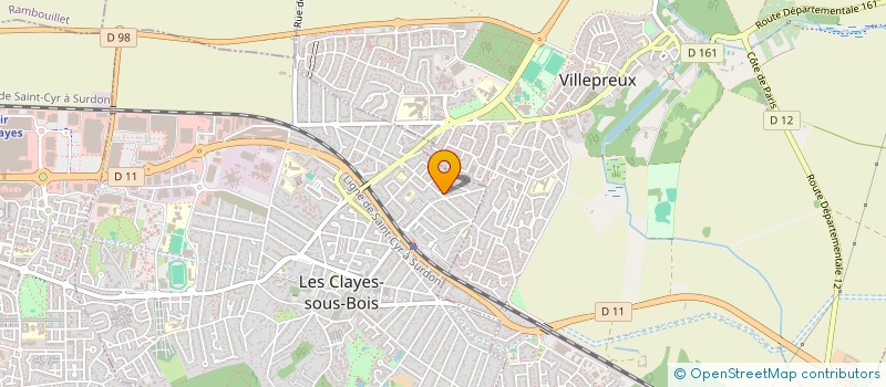 localisation de l'entreprise 521 362 541   LES CLAYES-SOUS-BOIS