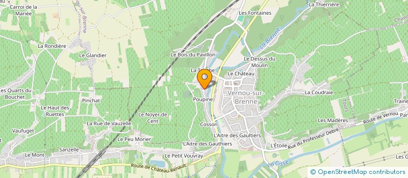 localisation de l'entreprise 521 373 647   VERNOU-SUR-BRENNE