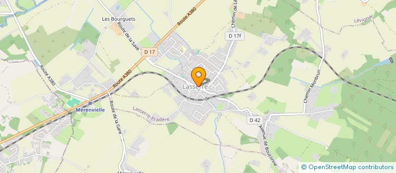 localisation de l'entreprise 521 378 802   LASSERRE-PRADERE