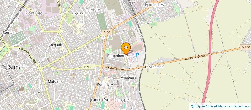 localisation de l'entreprise 521 387 092   REIMS