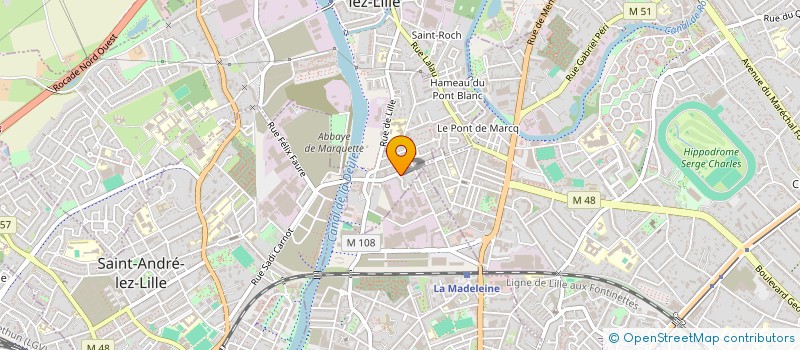 localisation de l'entreprise 521 422 931   MARQUETTE-LEZ-LILLE