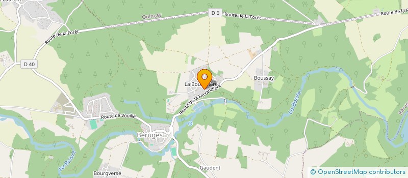 localisation de l'entreprise 521 425 397   VOUILLE