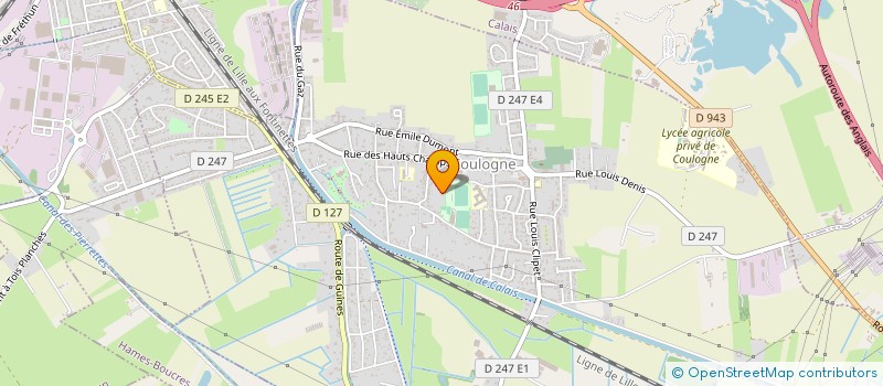 localisation de l'entreprise 521 427 120 à CALAIS