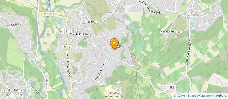 localisation de l'entreprise 521 437 368   CLAPIERS