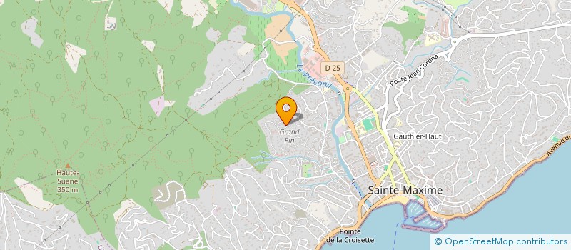 localisation de l'entreprise 521 467 654  à SAINTE-MAXIME