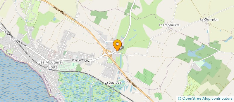 localisation de l'entreprise 521 470 831   LES MOUTIERS-EN-RETZ