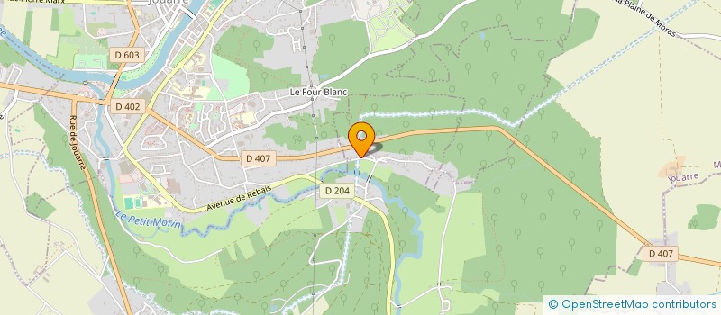 localisation de l'entreprise 521 486 662   JOUARRE