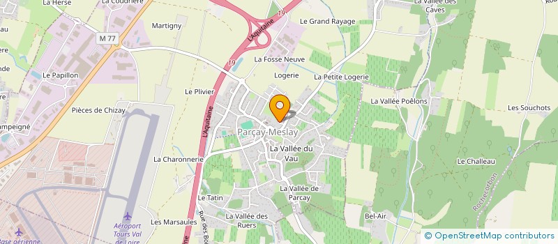 localisation de l'entreprise 521 487 488   PARCAY-MESLAY