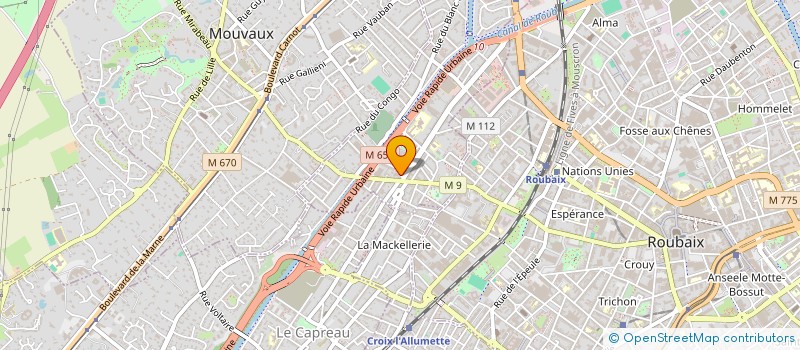 localisation de l'entreprise 521 503 862   TOURCOING