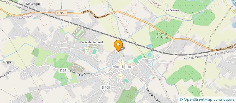 localisation de l'entreprise 521 516 922   MONTBETON