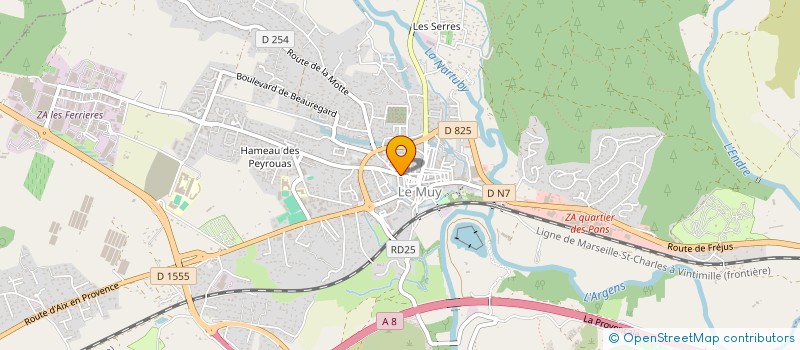 localisation de l'entreprise 521 517 888   VIDAUBAN