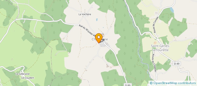 localisation de l'entreprise 521 527 804   LE VERNET-CHAMEANE