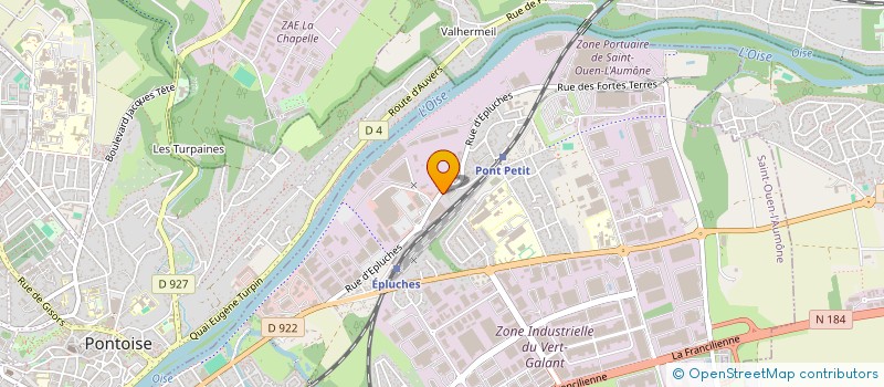 localisation de l'entreprise 521 543 843   SAINT-OUEN-L'AUMONE