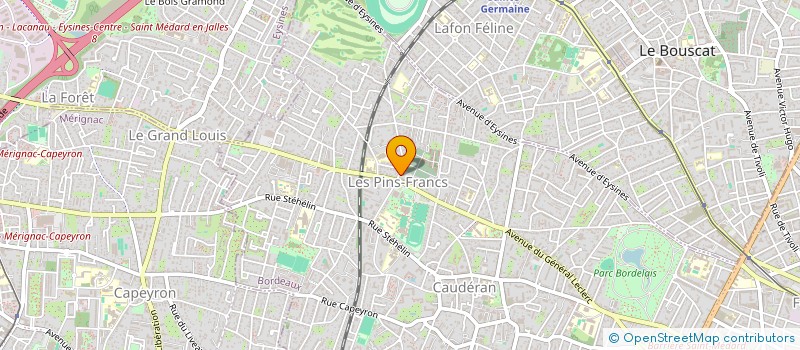localisation de l'entreprise 521 557 140 à BORDEAUX