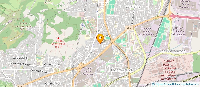 localisation de l'entreprise 521 561 951   CLERMONT-FERRAND