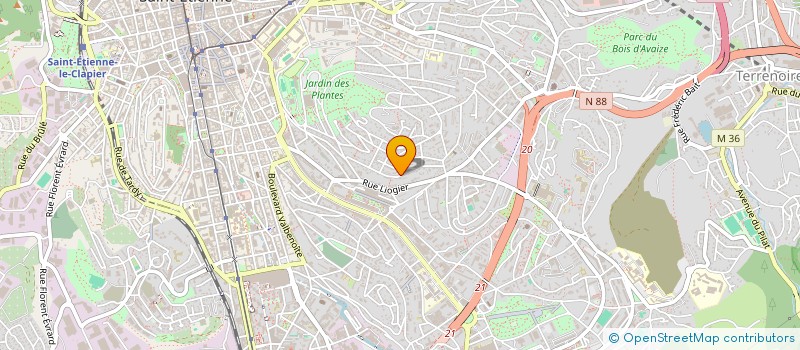 localisation de l'entreprise 521 567 552   SAINT-ETIENNE